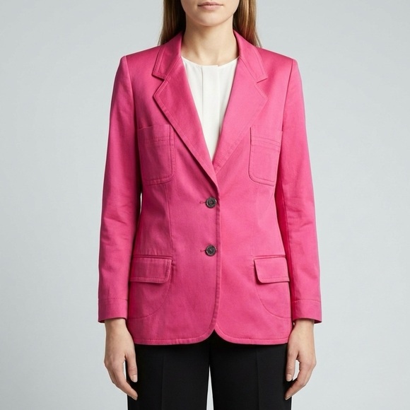 Escada Jackets & Blazers - Escada Margaretha Ley Pink Blazer Jacket Size 40 = Medium Vintage 80s 90s